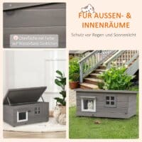 Katzenhaus Katzenvilla Outdoor Katzenhütte