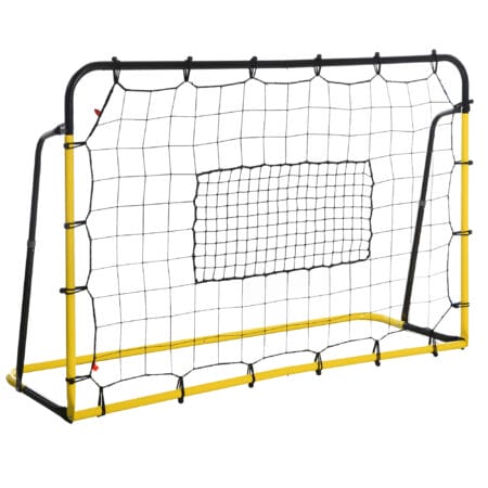 Vielseitiger Kickback Fussball Rebounder und Tor, dient als effektive Rückprallwand für intensives Fussballtraining.