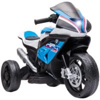 Rotes, sicheres Elektromotorrad für Kinder ab 18 Monaten, bietet Fahrspass unter sicheren Bedingungen.