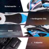 Rotes, sicheres Elektromotorrad für Kinder ab 18 Monaten, bietet Fahrspass unter sicheren Bedingungen.