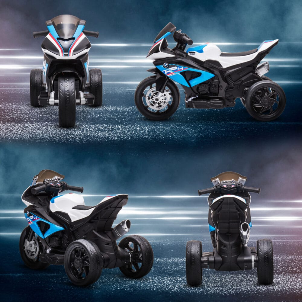 Rotes, sicheres Elektromotorrad für Kinder ab 18 Monaten, bietet Fahrspass unter sicheren Bedingungen.