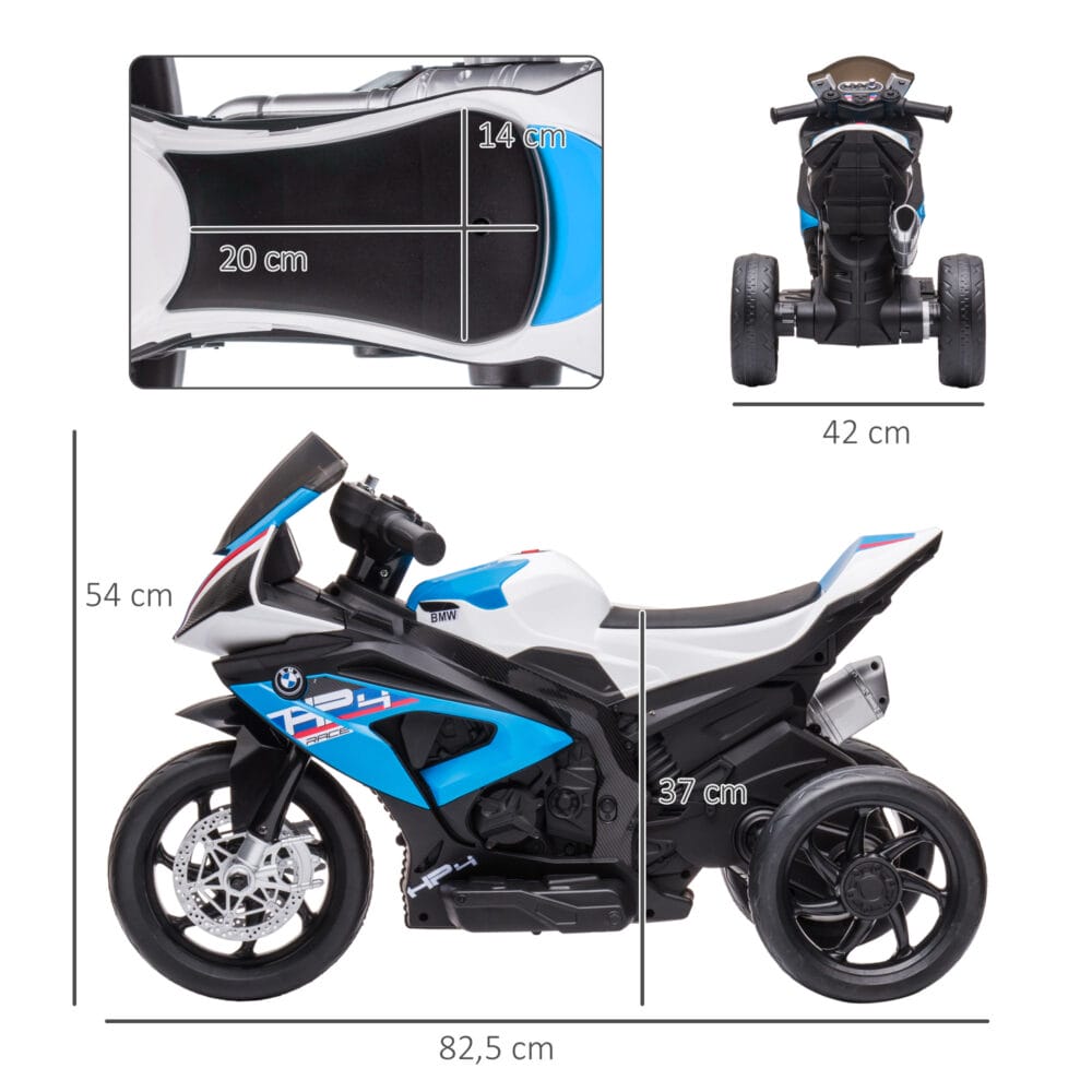 Rotes, sicheres Elektromotorrad für Kinder ab 18 Monaten, bietet Fahrspass unter sicheren Bedingungen.