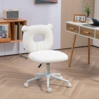 Kinderschreibtischstuhl höhenverstellbar drehbar ergonomisch Weiss – Produktfoto zeigt modernes Design, hochwertige Materialien und funktionale Eigenschaften ideal für Wohn- oder Arbeitsbereiche. Perfekt als Einrichtungsinspiration oder zur Produktpräsentation in einem Onlineshop.