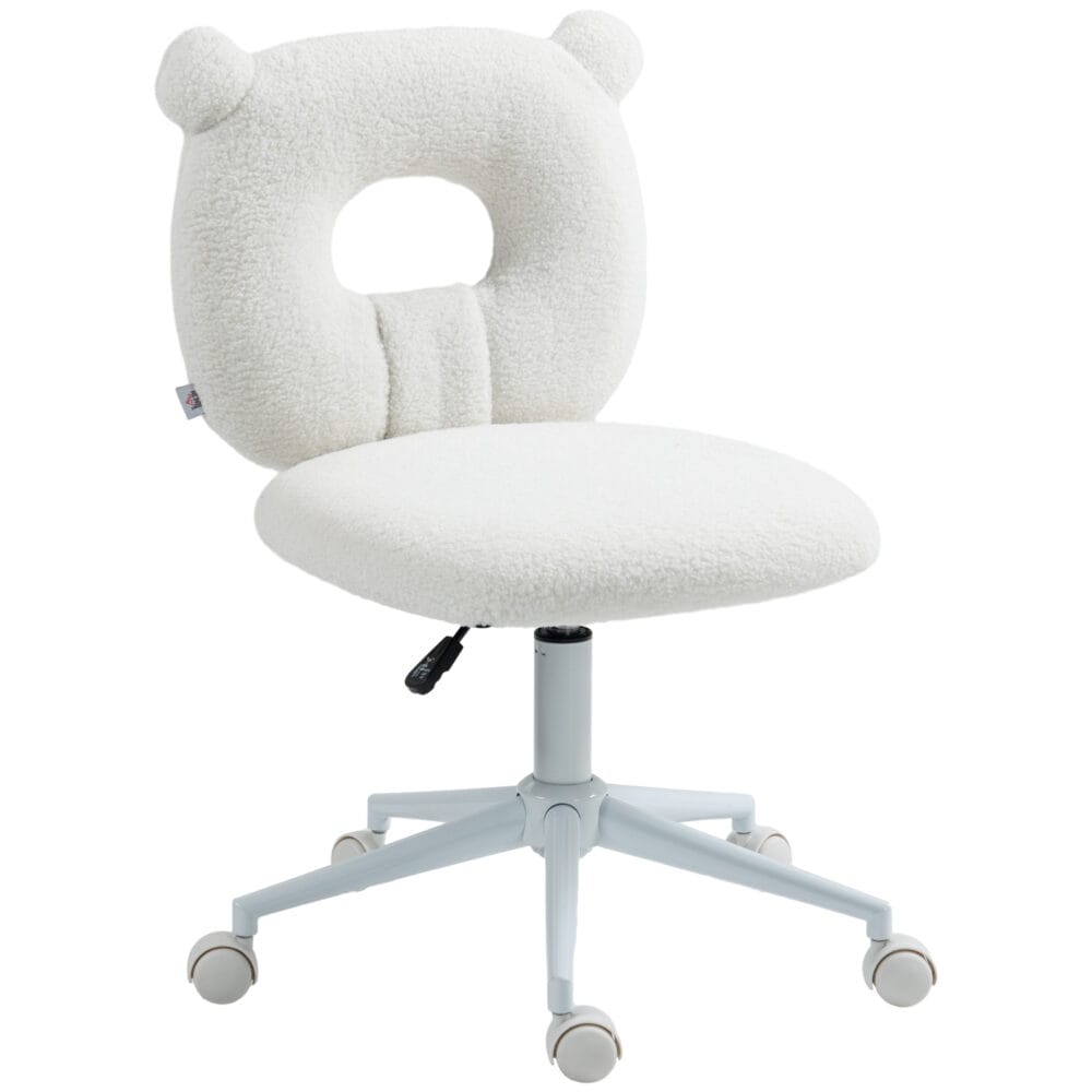 Kinderschreibtischstuhl höhenverstellbar drehbar ergonomisch Weiss – Produktfoto zeigt modernes Design, hochwertige Materialien und funktionale Eigenschaften ideal für Wohn- oder Arbeitsbereiche. Perfekt als Einrichtungsinspiration oder zur Produktpräsentation in einem Onlineshop.