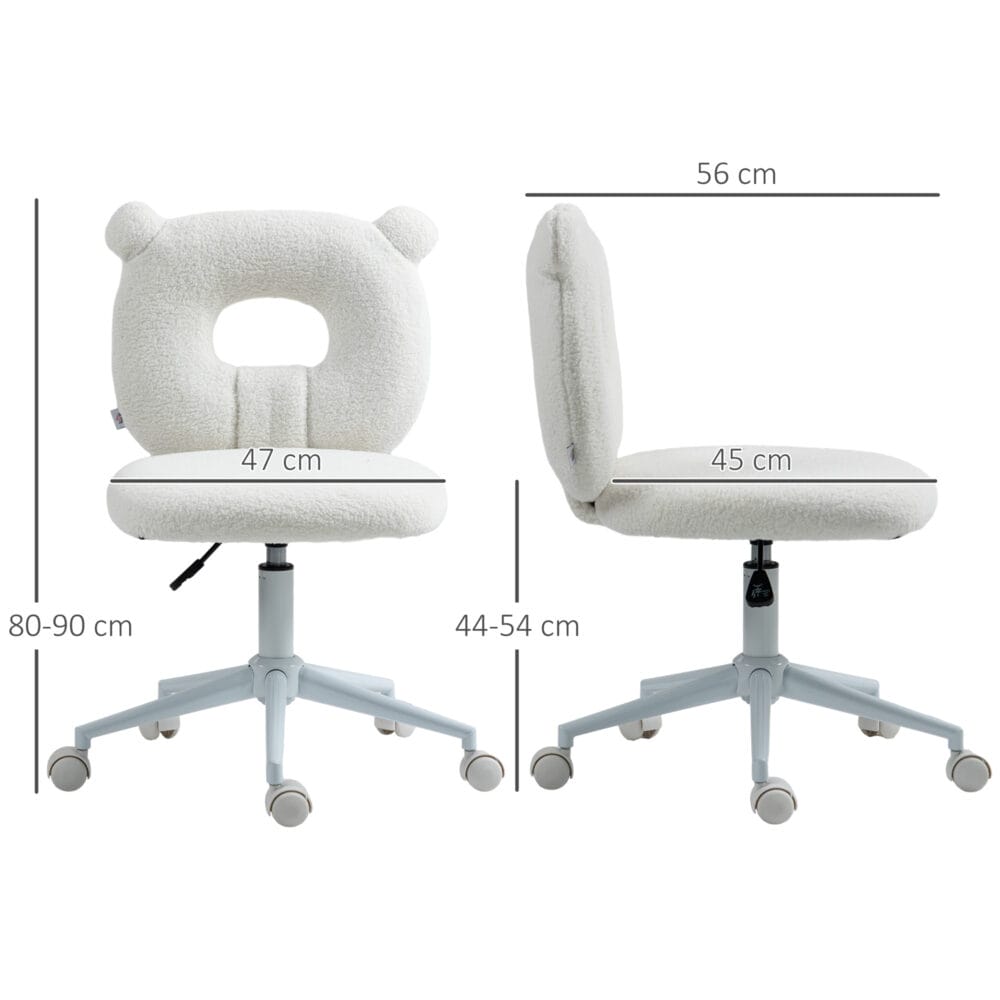 Kinderschreibtischstuhl höhenverstellbar drehbar ergonomisch Weiss – Produktfoto zeigt modernes Design, hochwertige Materialien und funktionale Eigenschaften ideal für Wohn- oder Arbeitsbereiche. Perfekt als Einrichtungsinspiration oder zur Produktpräsentation in einem Onlineshop.