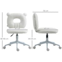Kinderschreibtischstuhl höhenverstellbar drehbar ergonomisch Weiss – Produktfoto zeigt modernes Design, hochwertige Materialien und funktionale Eigenschaften ideal für Wohn- oder Arbeitsbereiche. Perfekt als Einrichtungsinspiration oder zur Produktpräsentation in einem Onlineshop.