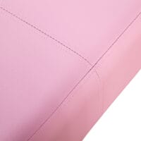 Rosa Kindersessel und Hocker Set, Grösse 83x42x41cm, ideal für das Kinderzimmer zum Spielen und Ausruhen.