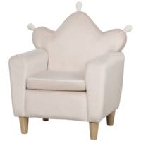 Ein hellrosa Kindersofa, das als Spielsofa für Kinder von 3 bis 7 Jahren geeignet ist.