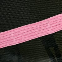 Rosa Kindertrampolin mit 163,5 cm Durchmesser, Sicherheitsnetz und Belastbarkeit bis 50 kg