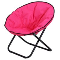 Klappstuhl Campingstuhl 80x80x75 cm, leicht und faltbar, Farbe Pink.