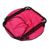 Klappstuhl Campingstuhl 80x80x75 cm, leicht und faltbar, Farbe Pink.