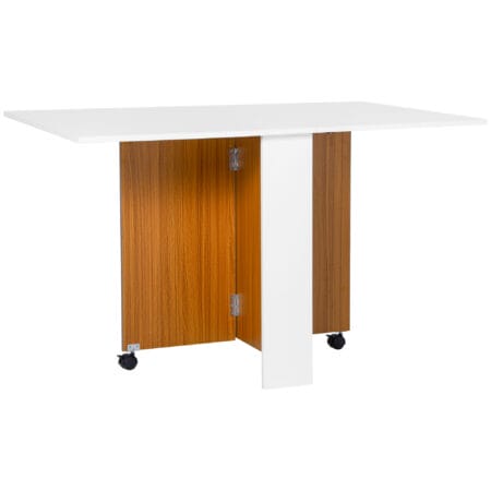 Klapptisch mit Rollen klappbare Arbeitsplatte Beistelltisch Weiss – Produktfoto zeigt modernes Design, hochwertige Materialien und funktionale Eigenschaften ideal für Wohn- oder Arbeitsbereiche. Perfekt als Einrichtungsinspiration oder zur Produktpräsentation in einem Onlineshop.