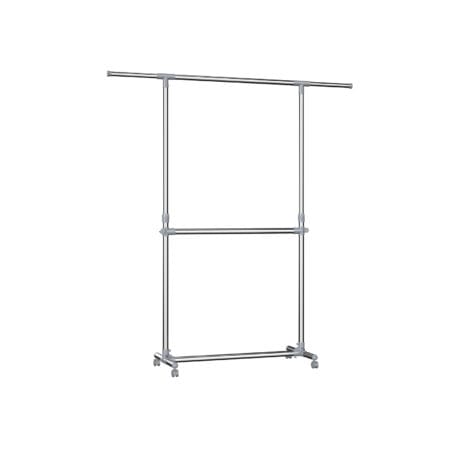 Ausziehbarer Kleiderständer, höhenverstellbar und stabil.
