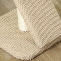 Cremeweisser Sisal-Kratzstamm mit Spielball, 54cm hoch, ideal für kleine Katzen und zum Krallenwetzen.