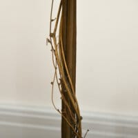 Ein 2er-Set künstlicher Buchsbäume in Grün, 60cm hoch und UV-beständig.