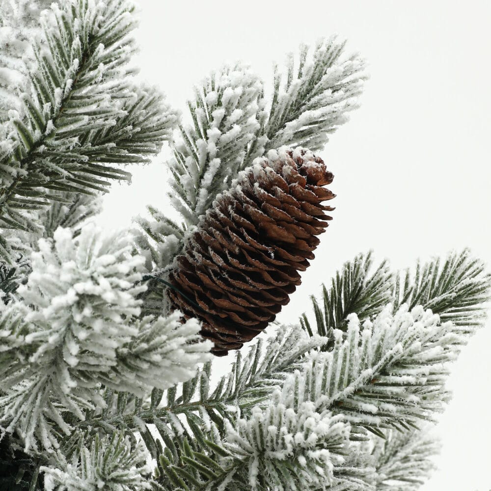 Künstlicher Weihnachtsbaum Christbaum 100cm 130 Spitzen Kunstschnee Grün