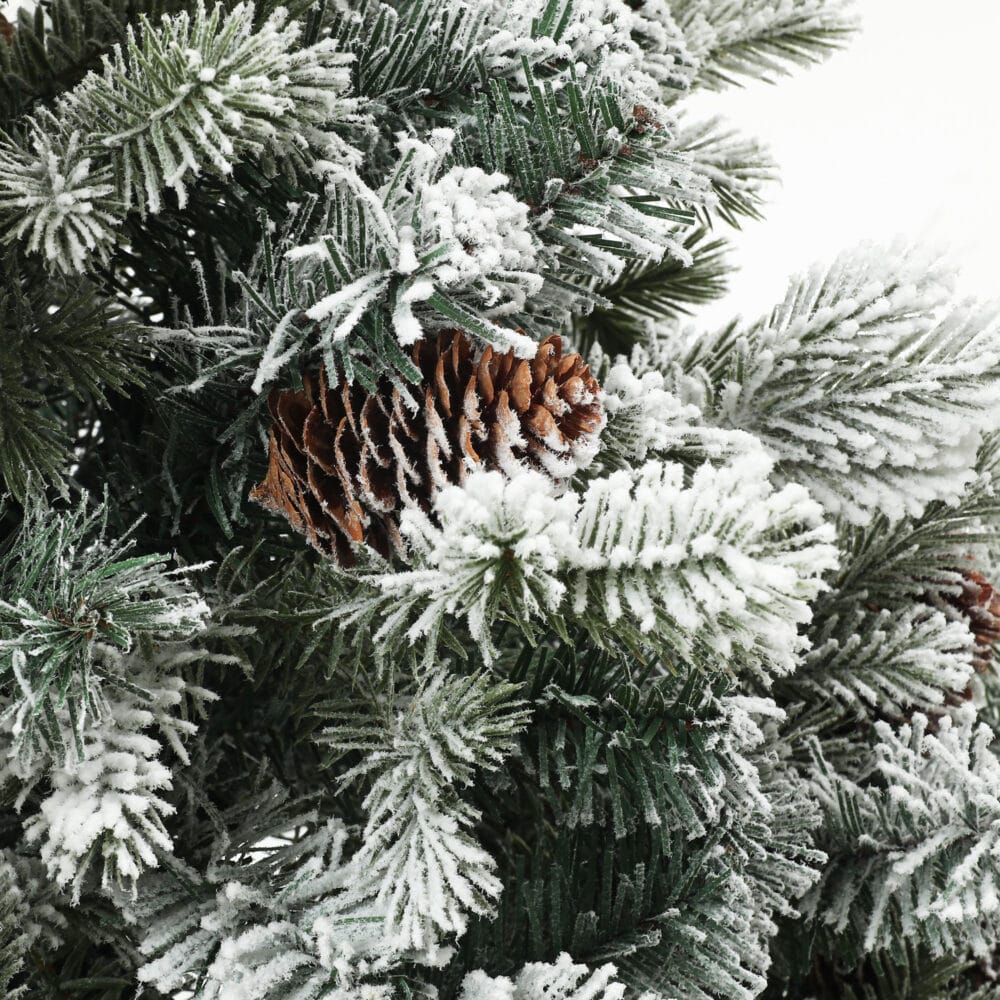 Künstlicher Weihnachtsbaum Christbaum 100cm 130 Spitzen Kunstschnee Grün