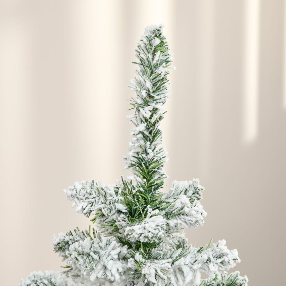 Künstlicher Weihnachtsbaum Christbaum 120cm 200 Spitzen Kunstkiefer Kunstschnee