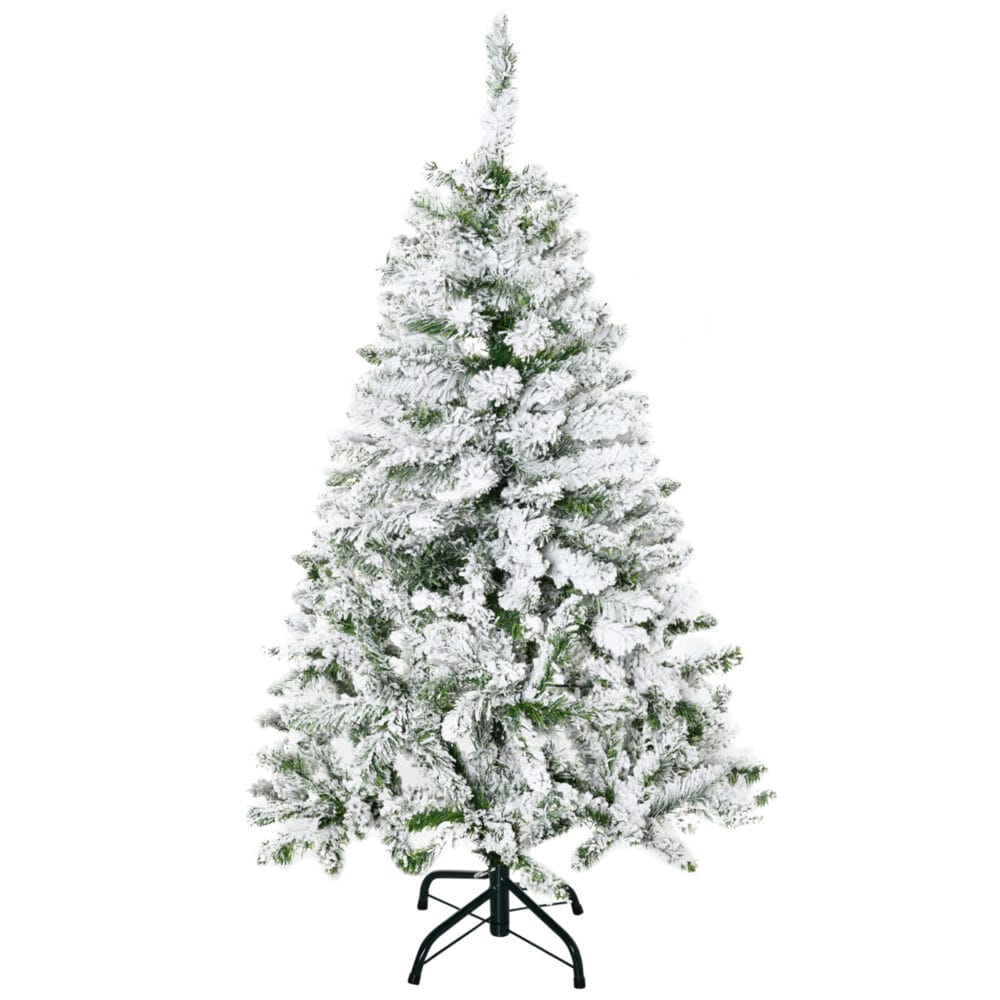 Künstlicher Weihnachtsbaum Christbaum 120cm 200 Spitzen Kunstkiefer Kunstschnee