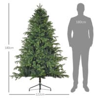 Künstlicher Weihnachtsbaum Christbaum 180cm 1700 Spitzen stabil