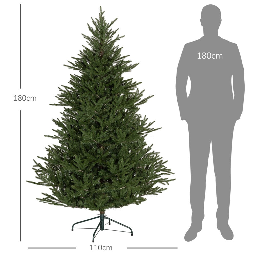 Künstlicher Weihnachtsbaum Christbaum 180cm 2380 Spitzen Grün