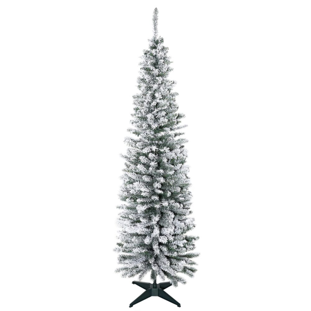 Künstlicher Weihnachtsbaum Christbaum 180cm 390 Spitzen mit Kunstschnee