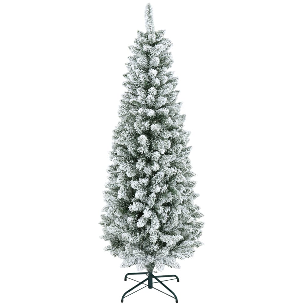 Künstlicher Weihnachtsbaum Christbaum 180cm 479 Spitzen mit Kunstschnee