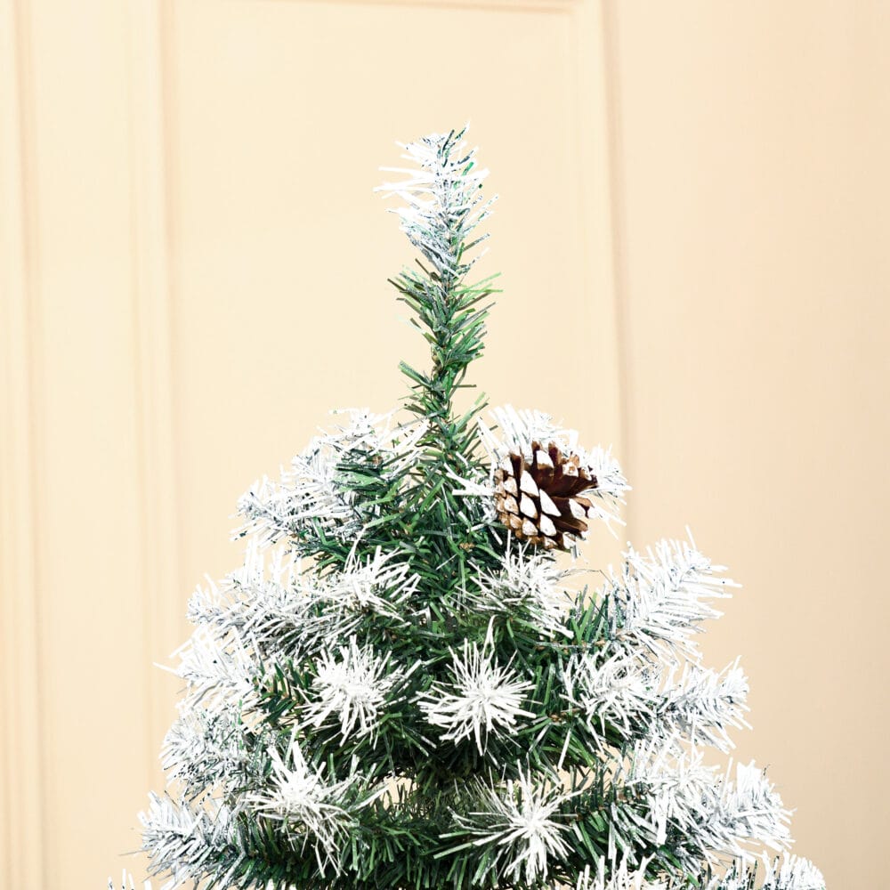 Künstlicher Weihnachtsbaum Christbaum 180cm 800 Spitzen mit Kunstschnee