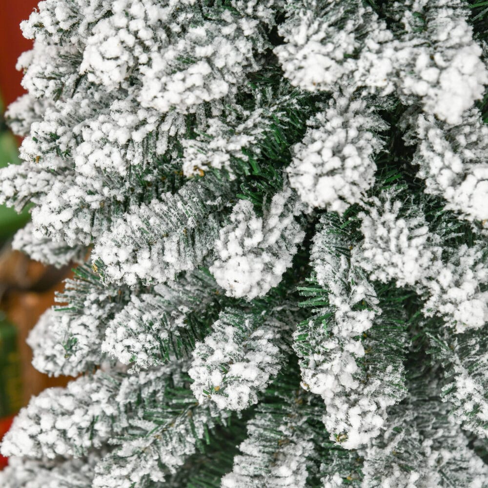 Künstlicher Weihnachtsbaum Christbaum 210cm 490 Spitzen mit Kunstschnee