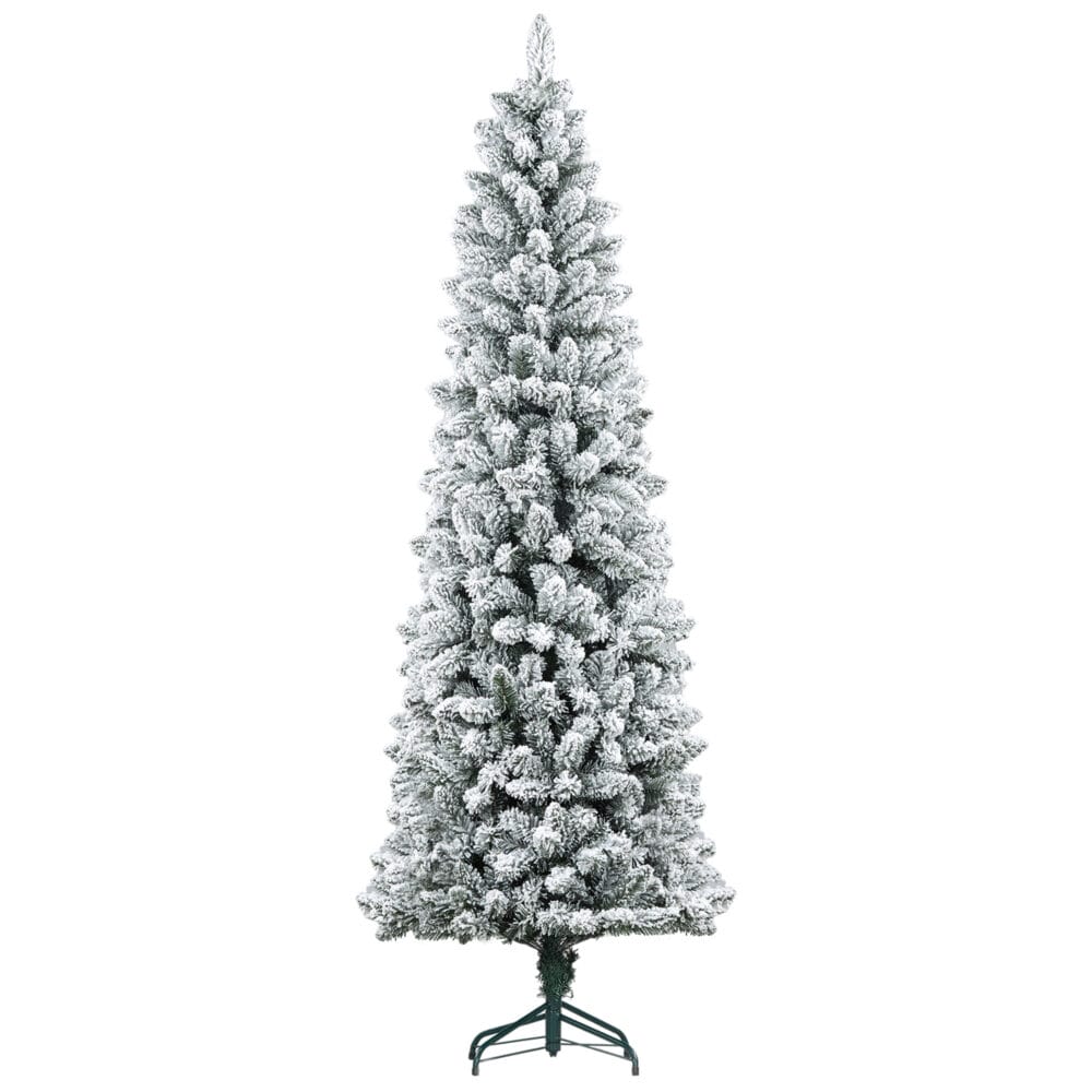 Künstlicher Weihnachtsbaum Christbaum 210cm 687 Spitzen mit Kunstschnee