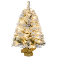 Künstlicher Weihnachtsbaum Christbaum 90cm 133 Spitzen 50 LEDs