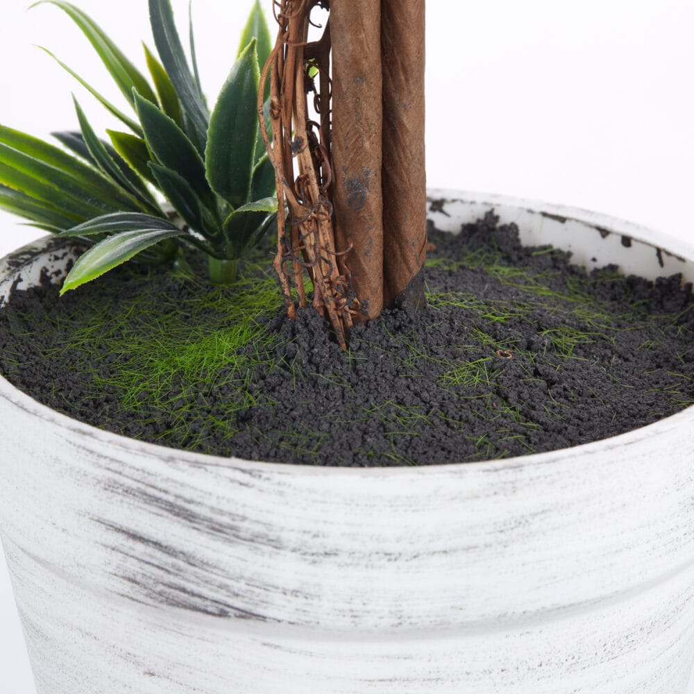 Kunstpflanzen Lavendel im 2er-Set, 60 cm hoch, für Innen- und Außenbereiche.