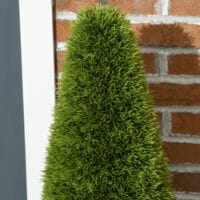 Kunstpflanzen Zypresse im 2er-Set, 90 cm, für Innen- und Außenbereiche geeignet.