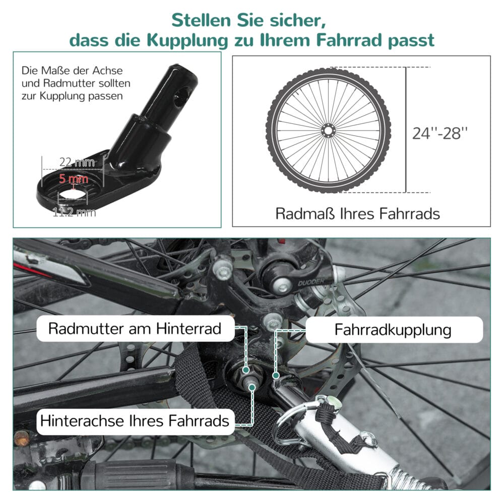 Gelber 2-in-1 Lastenanhänger mit 40kg Traglast und Bremse, ideal für Fahrradtouren und Transportaufgaben.