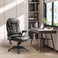 Massagesessel Bürostuhl 6-Punkt Massage Wärmefunktion – Produktfoto zeigt modernes Design, hochwertige Materialien und funktionale Eigenschaften ideal für Wohn- oder Arbeitsbereiche. Perfekt als Einrichtungsinspiration oder zur Produktpräsentation in einem Onlineshop.