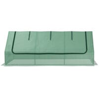 Mini-Gewächshaus UV-beständig, ideal für Pflanzenanzucht, Farbe Grün.