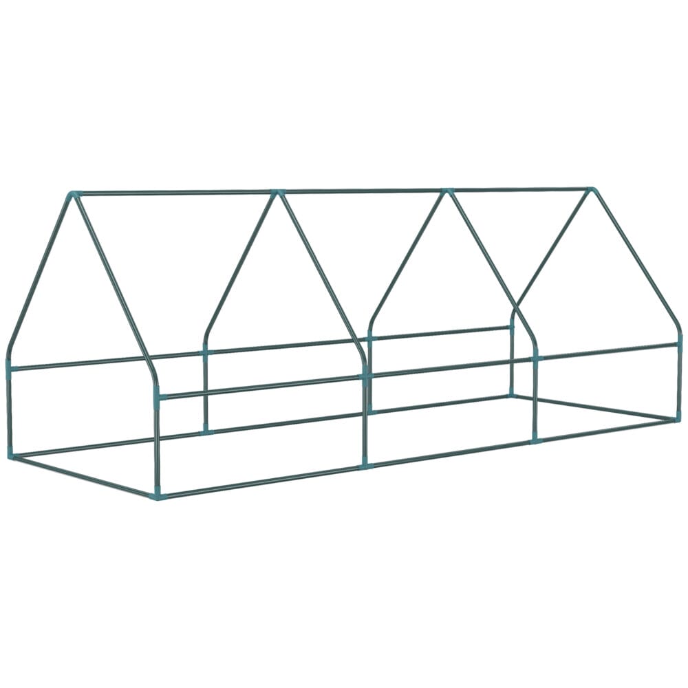 Mini-Gewächshaus UV-beständig, ideal für Pflanzenanzucht, Farbe Grün.