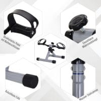 Faltbarer Mini-Heimtrainer Beintrainer für Fitness.