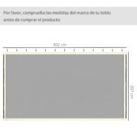 Moskitonetz mit Reißverschlusssystem für 3x3m Pavillon.