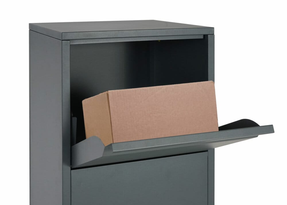 Paketkasten Paketbox, Paketbriefkasten Briefkasten XL anthrazit