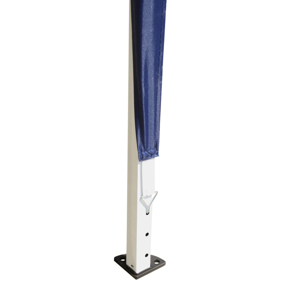 Blauer, wasserabweisender und faltbarer Pavillon 3x3m mit UV-Schutz und Tasche.