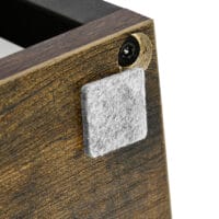 Pflanzenständer mit 4 Ebenen für Balkon & Garten, Farbe Braun.