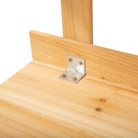 Pflanztisch mit Ablage aus Tannenholz, ideal für Garten und Balkon.