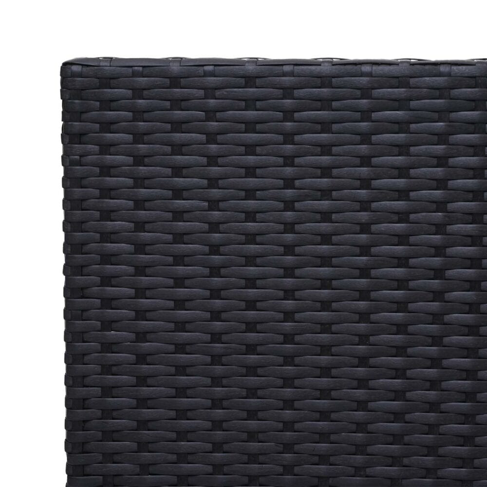 Rattan 2er Sofa Lounge-Gartenbank Gastronomie 120cm JAM-G16