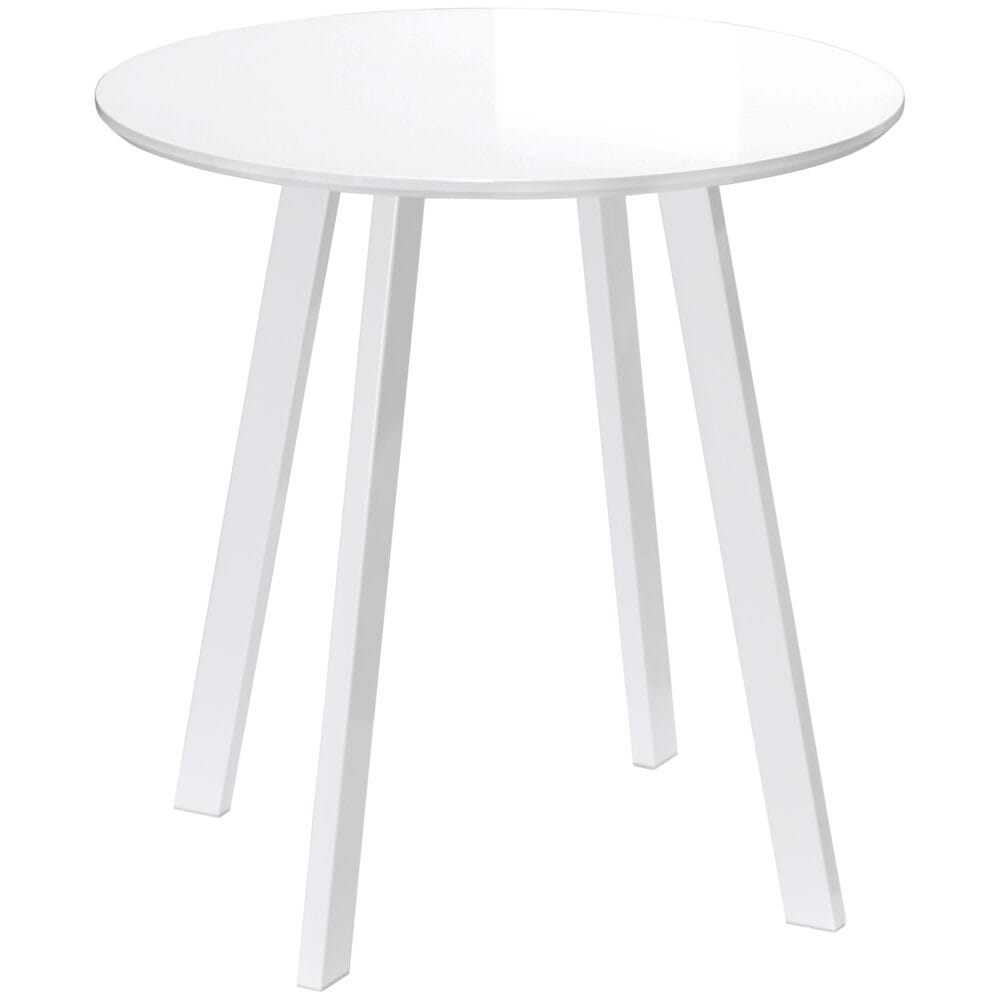 Runder Esstisch modernes Design Weiss – Produktfoto zeigt modernes Design, hochwertige Materialien und funktionale Eigenschaften ideal für Wohn- oder Arbeitsbereiche. Perfekt als Einrichtungsinspiration oder zur Produktpräsentation in einem Onlineshop.