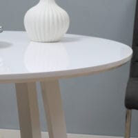 Runder Esstisch modernes Design Weiss – Produktfoto zeigt modernes Design, hochwertige Materialien und funktionale Eigenschaften ideal für Wohn- oder Arbeitsbereiche. Perfekt als Einrichtungsinspiration oder zur Produktpräsentation in einem Onlineshop.