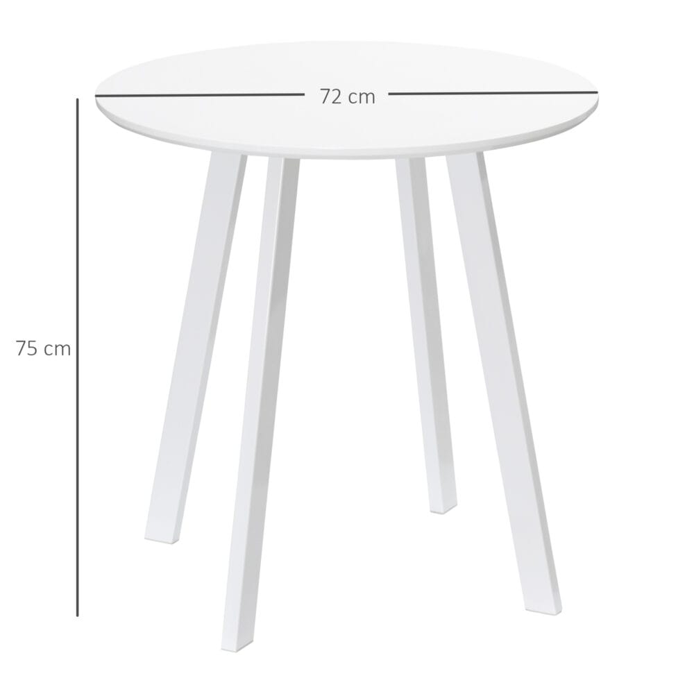 Runder Esstisch modernes Design Weiss – Produktfoto zeigt modernes Design, hochwertige Materialien und funktionale Eigenschaften ideal für Wohn- oder Arbeitsbereiche. Perfekt als Einrichtungsinspiration oder zur Produktpräsentation in einem Onlineshop.
