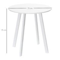 Runder Esstisch modernes Design Weiss – Produktfoto zeigt modernes Design, hochwertige Materialien und funktionale Eigenschaften ideal für Wohn- oder Arbeitsbereiche. Perfekt als Einrichtungsinspiration oder zur Produktpräsentation in einem Onlineshop.
