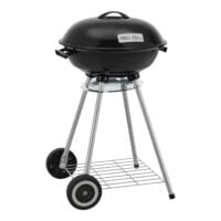 Rundgrill El Paso in Schwarz, Maße 80x49x47cm, handlich und ideal für Grillfans mit wenig Platz.