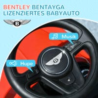 Rotes 3-in-1 Rutschauto für Kinder mit abnehmbarem Verdeck, passt sich verschiedenen Altersstufen an und bietet vielseitigen Spielspass.